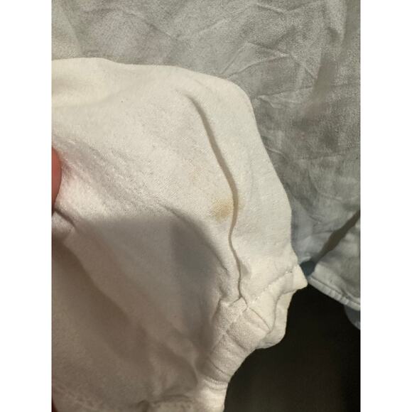 HOPE  STHLM White Gauzy Classic Coastal Basic Button Down Shirt Small - Picture 8 of 10